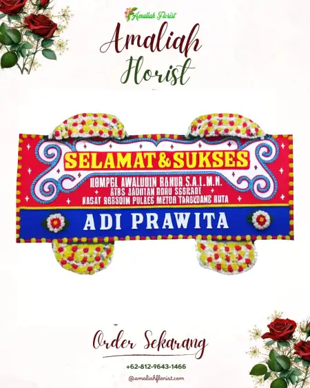 Papan Bunga Ucapan Selamat Belu